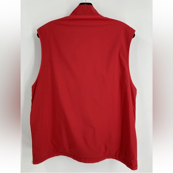 Palm Angels Men’s Red/Ivory Vest - Picture 2 of 4